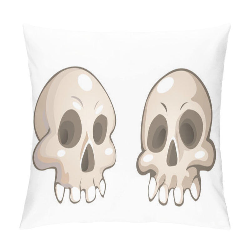 Personality  Vector Cartoon Skulls Pillow Covers