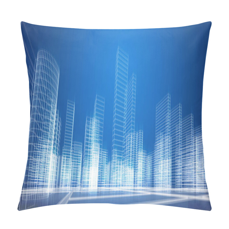 Personality  City Concept 3d Pillow Covers