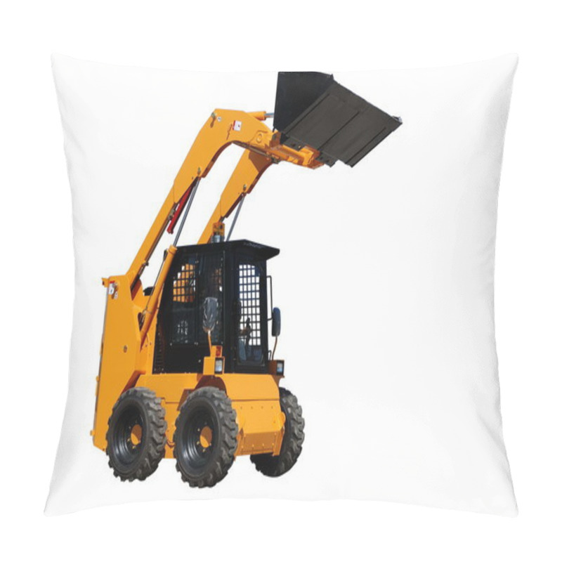 Personality  Skid Steer Loader (isolated) Pillow Covers