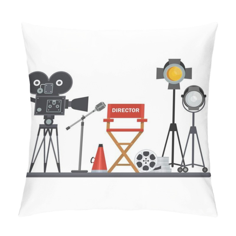 Personality  Film Set Director Chair Pillow Covers