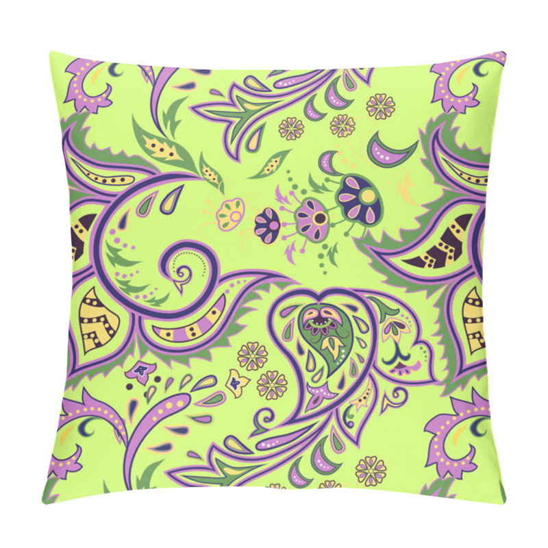 Personality  Eastern Patterns Seamless Green Pillow Covers