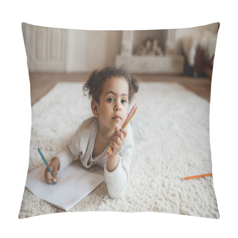 Personality  Little African American Girl Pillow Covers