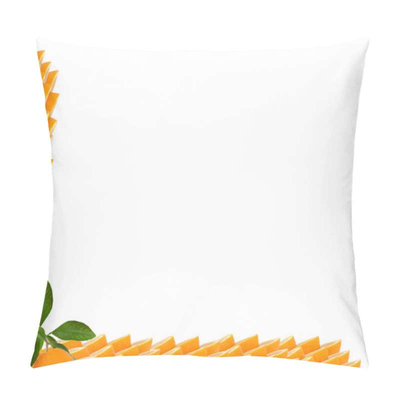 Personality  Orange Making A Border Pillow Covers