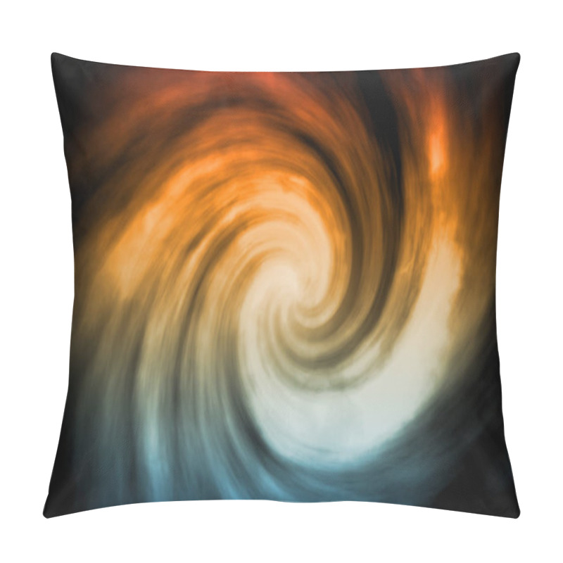 Personality  Swirling Paint Brush Strokes As A Background Pillow Covers