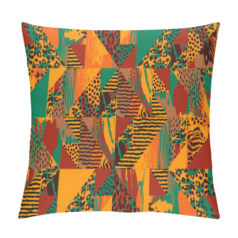 Personality  Abstract Seamless Pattern With Animal Print. Pillow Covers