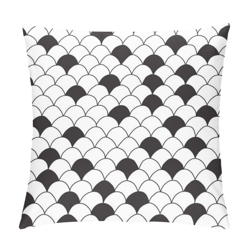 Personality  Seamless Wave Pattern Pillow Covers