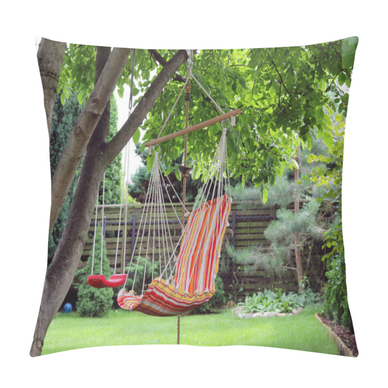 Personality  Hammock In Garden Pillow Covers