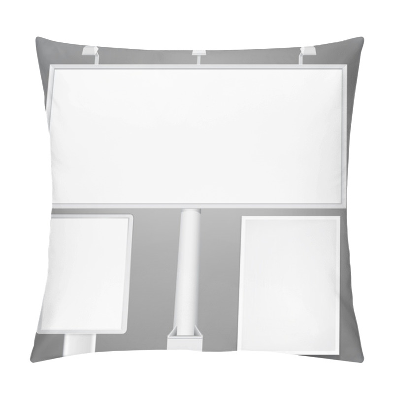 Personality  Set Of Advertising Elements. Templates Pillow Covers