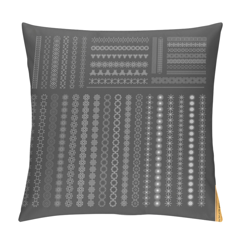 Personality  Big Set Of Minimal Geometric Monochrome Shapes. Pillow Covers