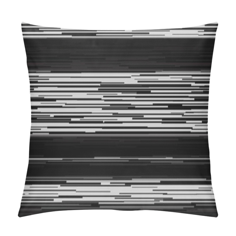 Personality  TV Static Noise Texture. VHS Video Signal Wallpaper With Black Stripes, Interferences Or Glitches. Glitch White Noise Background. Rippled Television Screen Backdrop Grain For Poster, Banner. Vector Pillow Covers