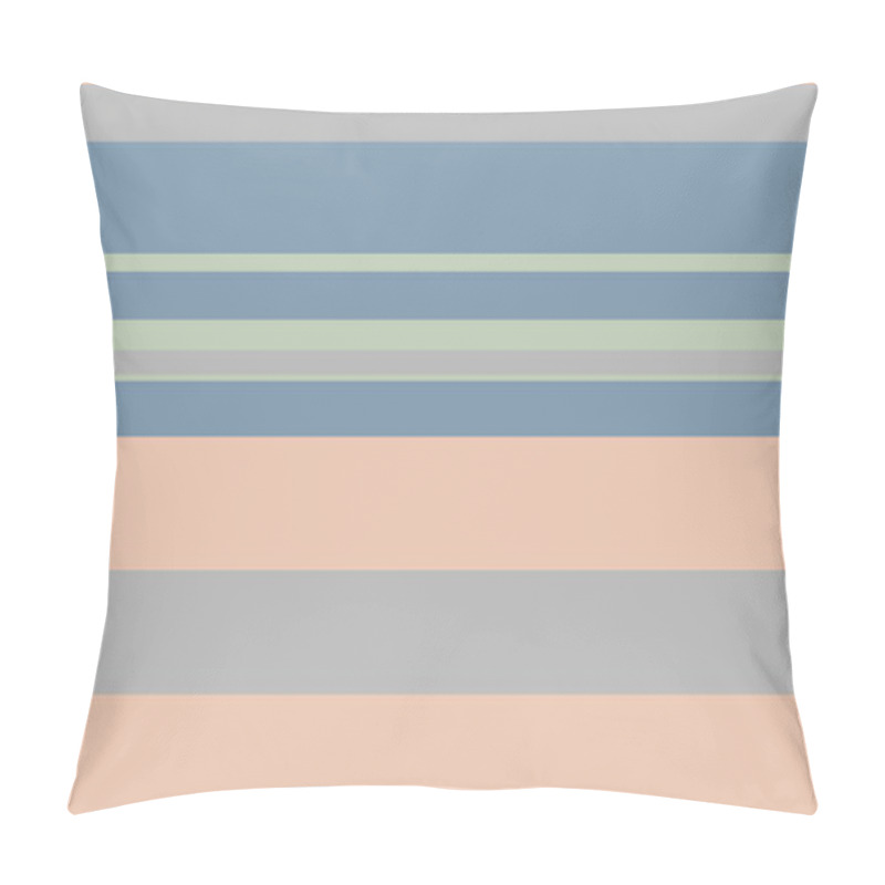 Personality  Serene Pastel Horizontal Stripes Background. Soft, Muted Tones Create A Calming And Versatile Design Perfect For Websites, Social Media, Presentations, And Print Projects. Pillow Covers