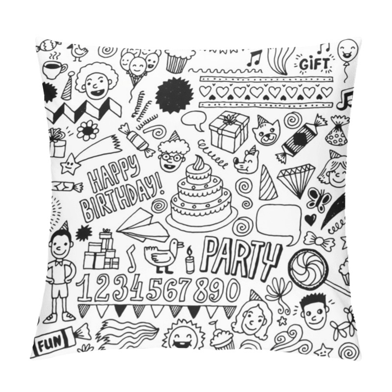 Personality  Happy Birthday Set Pillow Covers