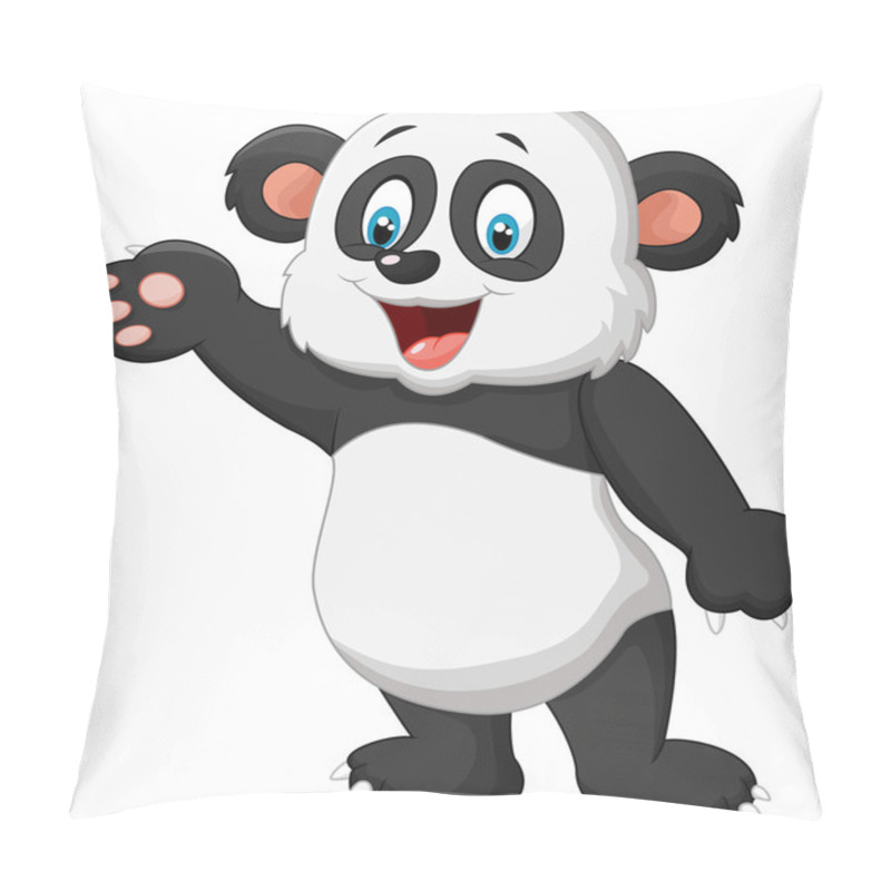 Personality  Cartoon Panda Presenting Pillow Covers