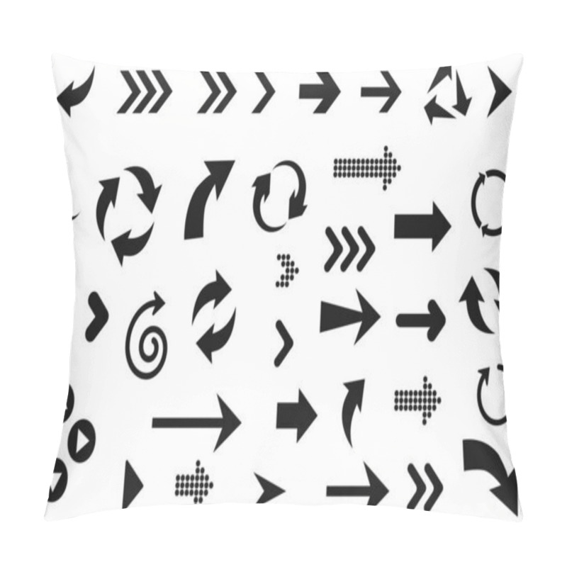 Personality  Arrow Vector Icon Button Collection Pointer Abstract Symbol Cursor Infographic Sign Orientation Line Computer Digital Navigation Mouse Web Pillow Covers