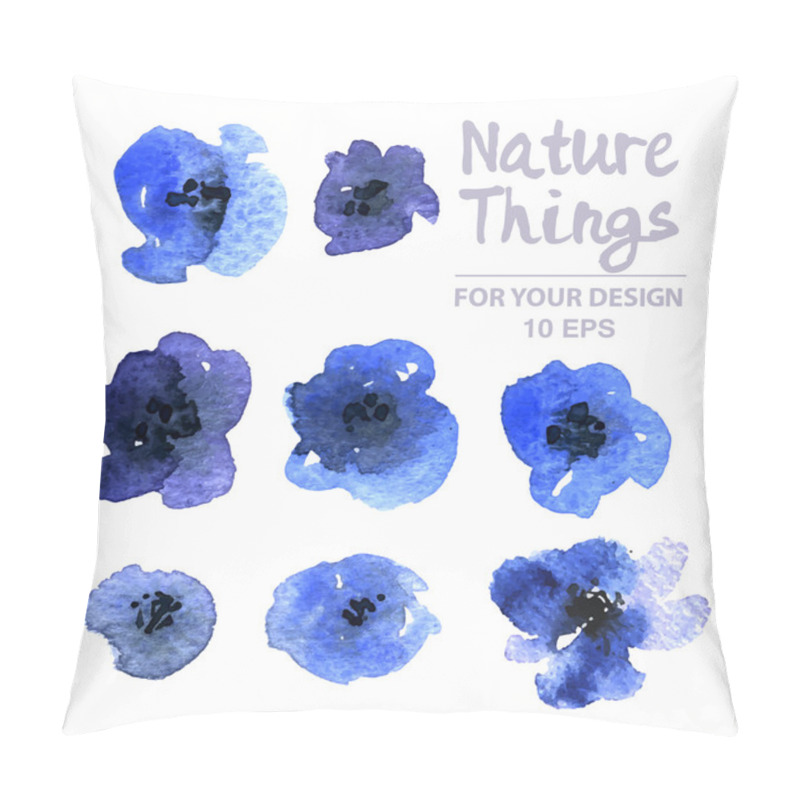 Personality  Floral Collection Of Painted Flowers Pillow Covers