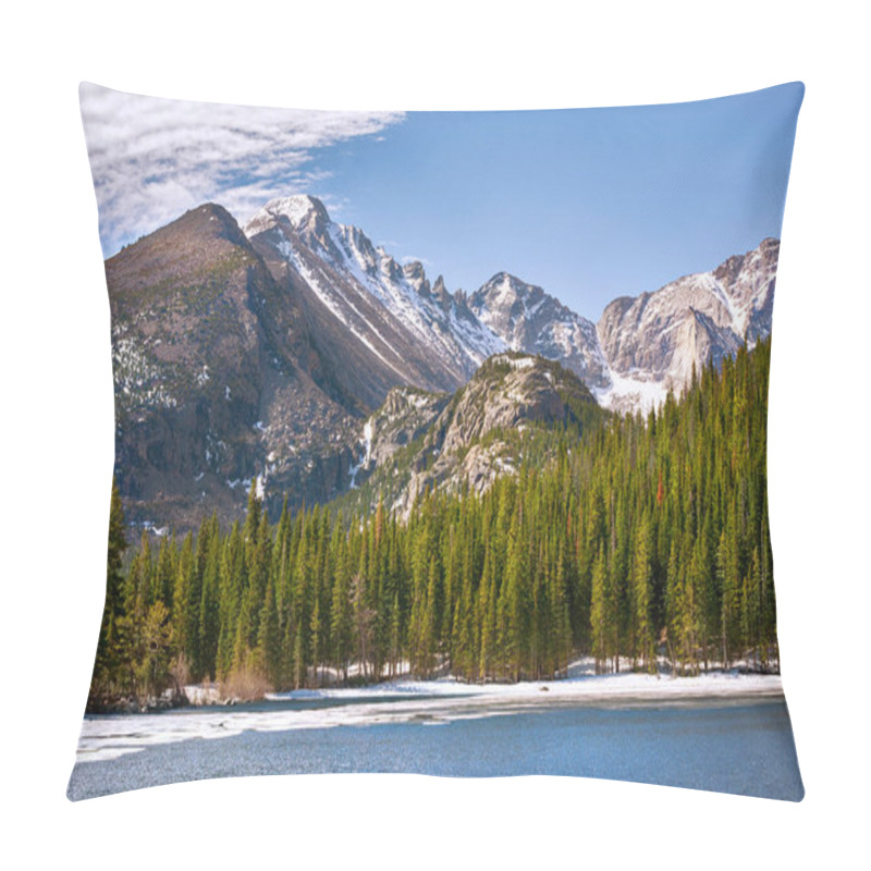 Personality  Bear Lake At The Rocky Mountain National Park Pillow Covers