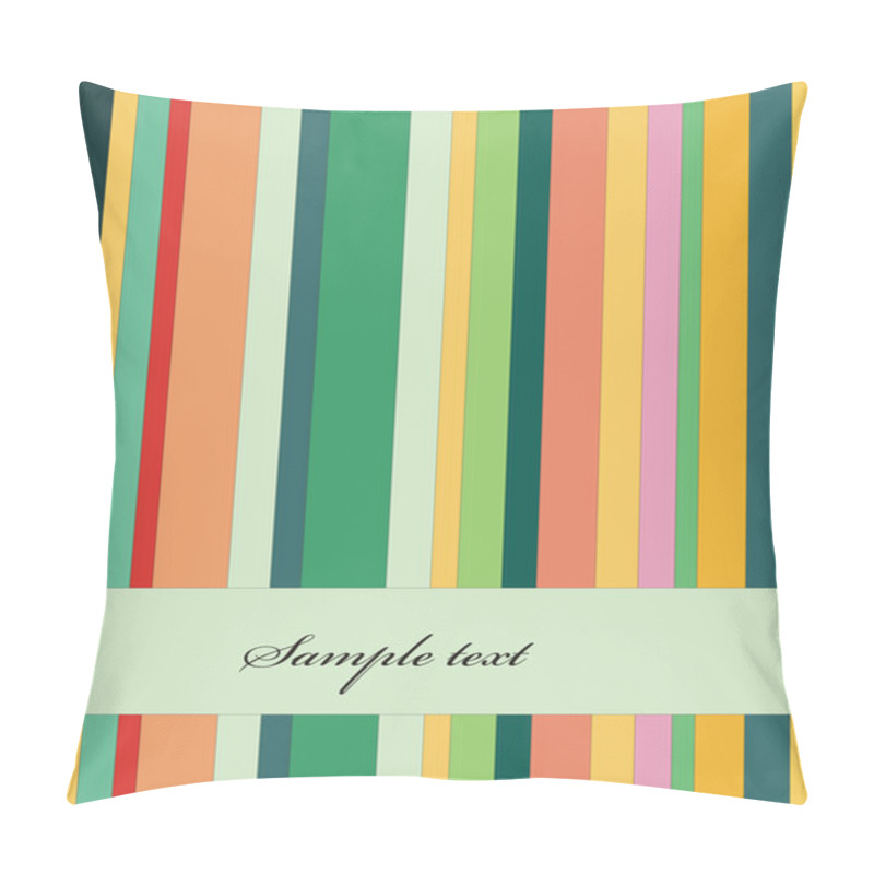 Personality  Seamless Background With Stripes Pillow Covers