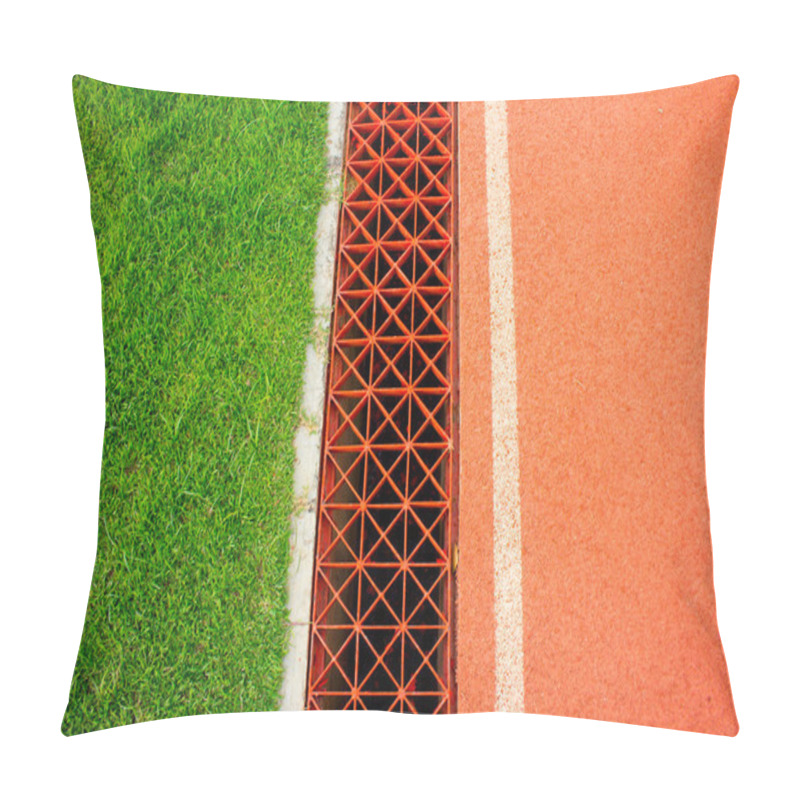 Personality  Running Track Drainage Systems Pillow Covers