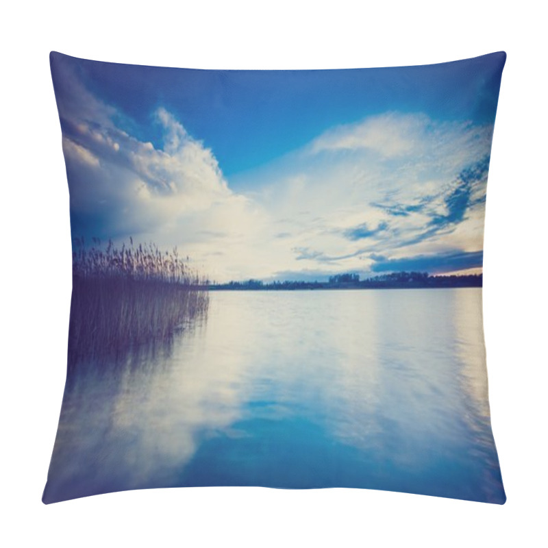 Personality  Mazury Lake District. Pillow Covers