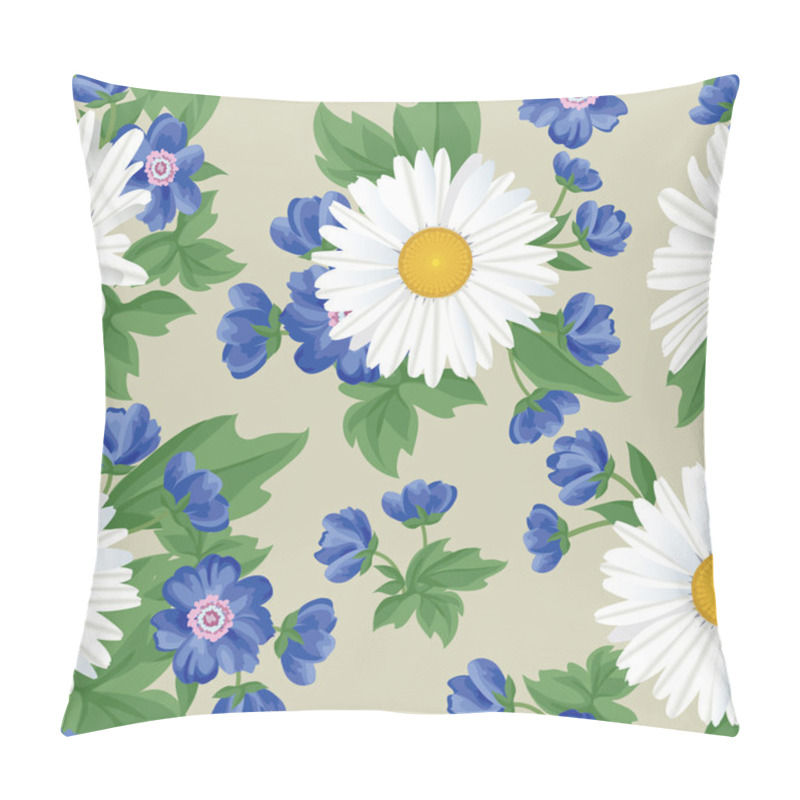 Personality  Floral Seamless Pattern.  Pillow Covers