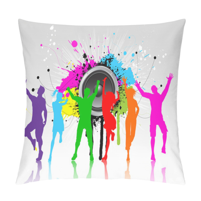 Personality  Grunge Party Background Pillow Covers