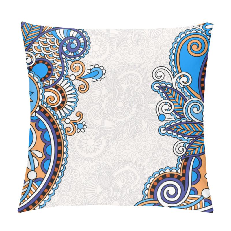 Personality  Ornate Floral Card Announcement Pillow Covers