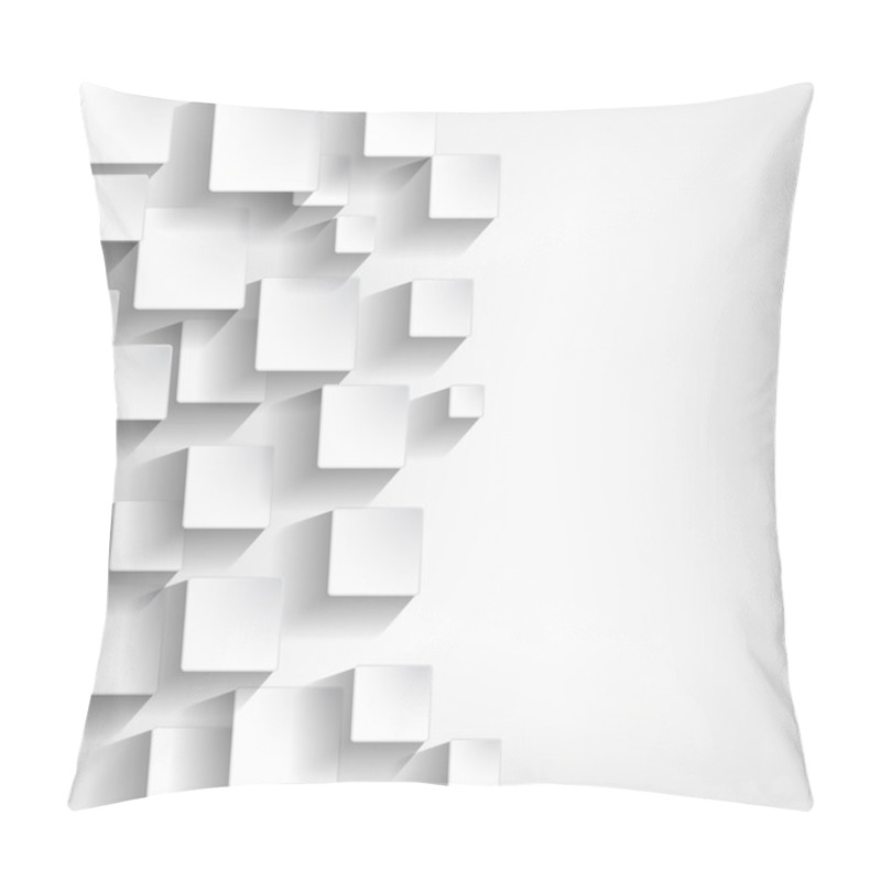 Personality  Background With White Squares Pillow Covers