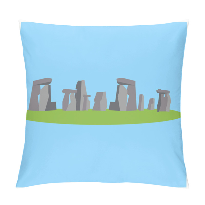 Personality  Stonehenge England Illustration Pillow Covers