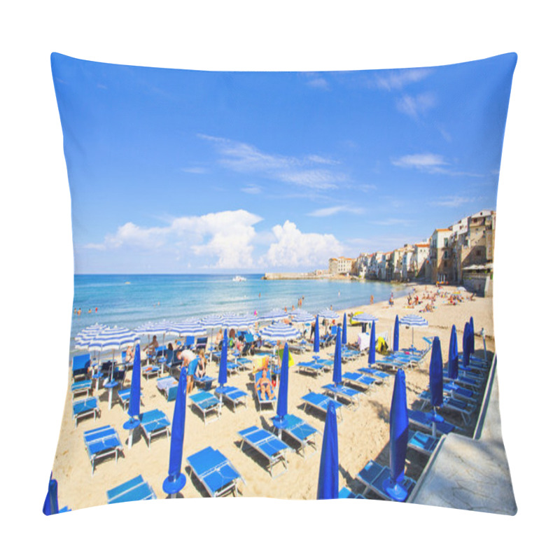 Personality  Cefalu, In Sicily Pillow Covers