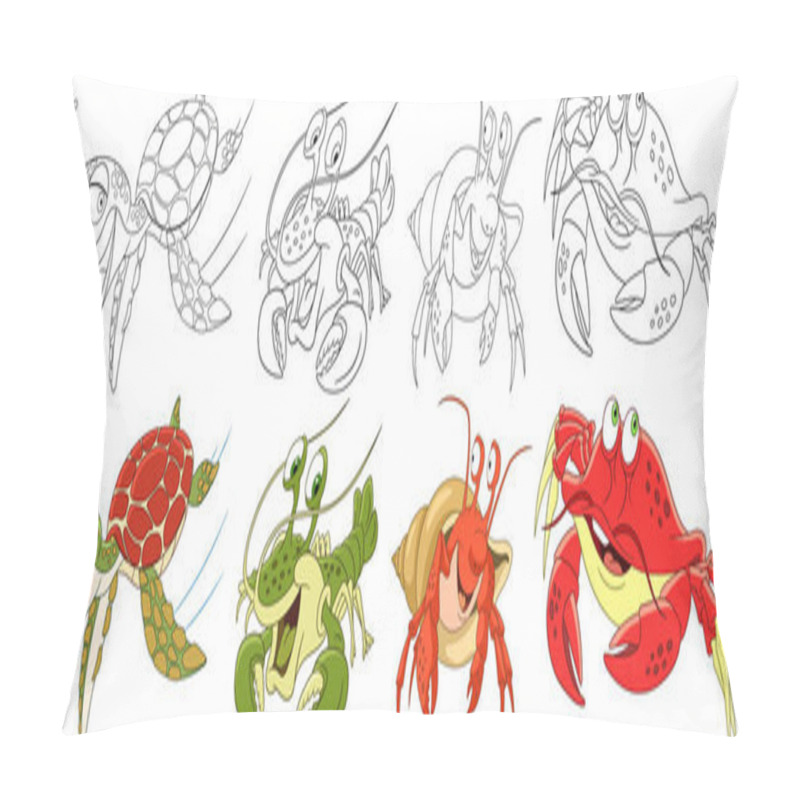 Personality  Cartoon Arthropod Animals Set Pillow Covers