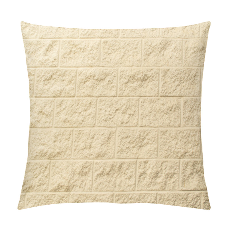 Personality  Cream Brick Textured Background  Pillow Covers