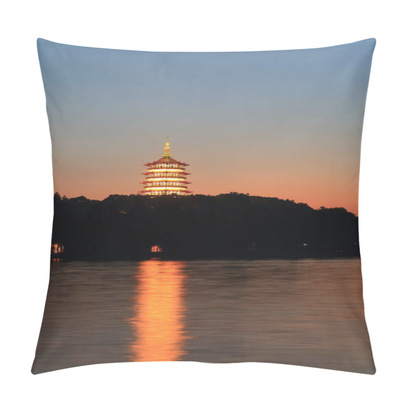 Personality  West Lake Landscape Hangzhou China Pillow Covers