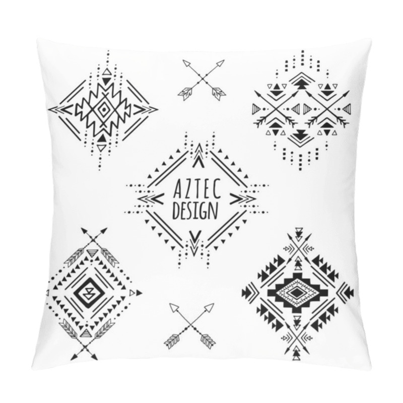 Personality  Aztec Vector Elements. Pillow Covers