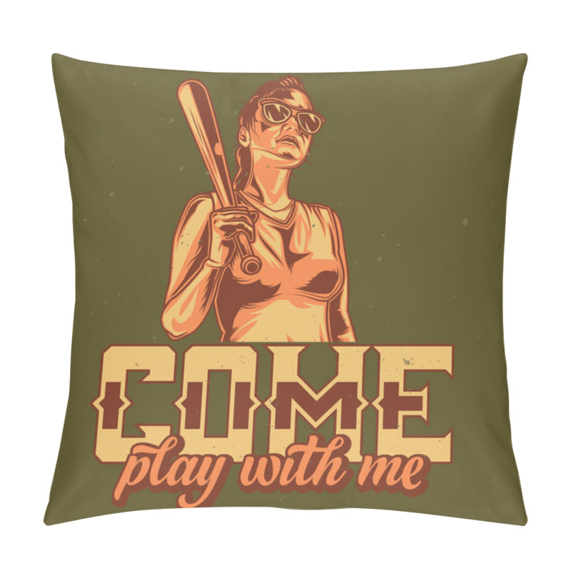 Personality  T-shirt Or Poster Design Pillow Covers