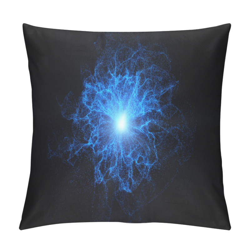 Personality  Glowing Plasma Background  Pillow Covers