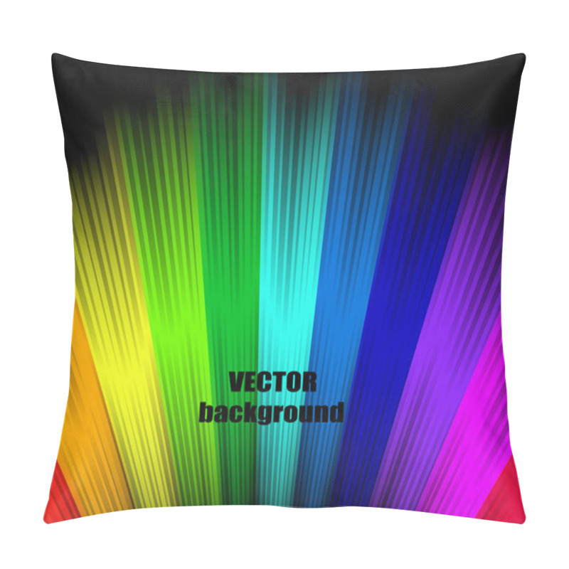 Personality  Abstract Rainbow Colours Pillow Covers