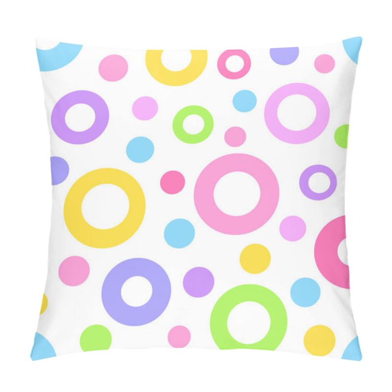 Personality  Seamless Geometric Circle Pattern  Pillow Covers