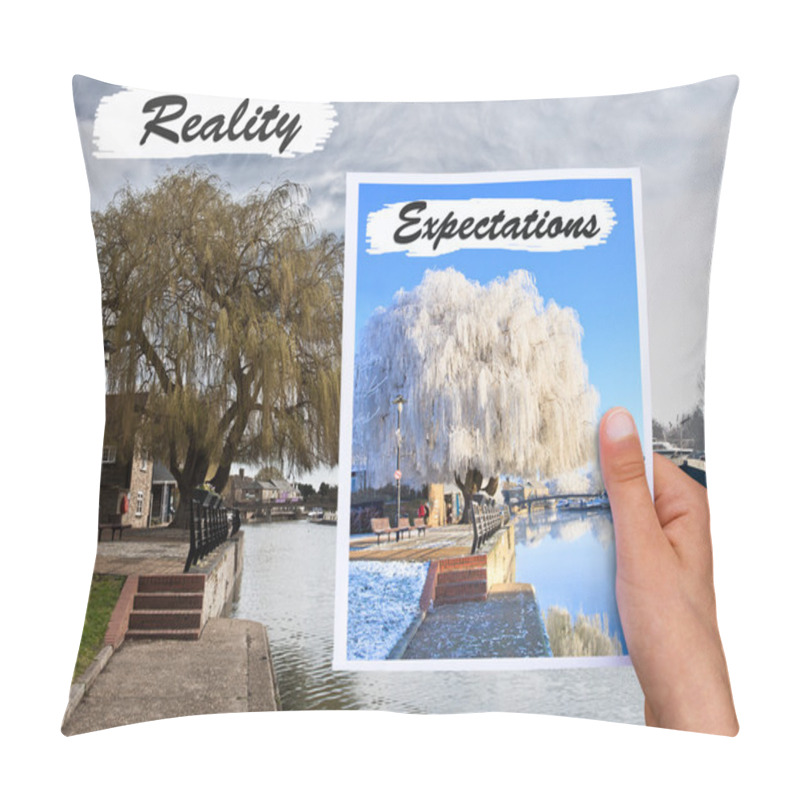 Personality  Time  Passing Concept Summer Vs Winter  Pillow Covers