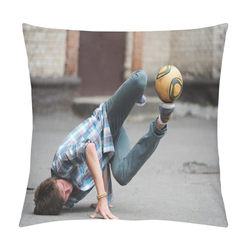 Personality  Football Freestyle Pillow Covers