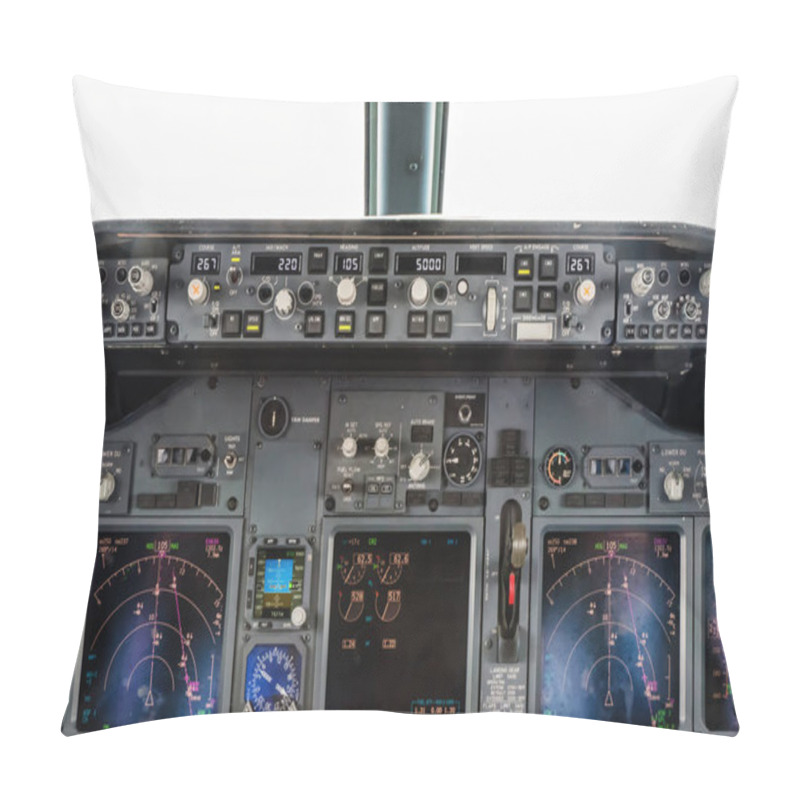 Personality  High Altitude View From Inside Airplane Cockpit Pillow Covers