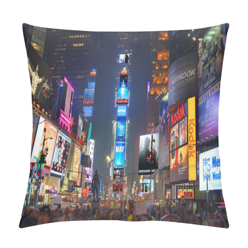 Personality  Times Square Pillow Covers