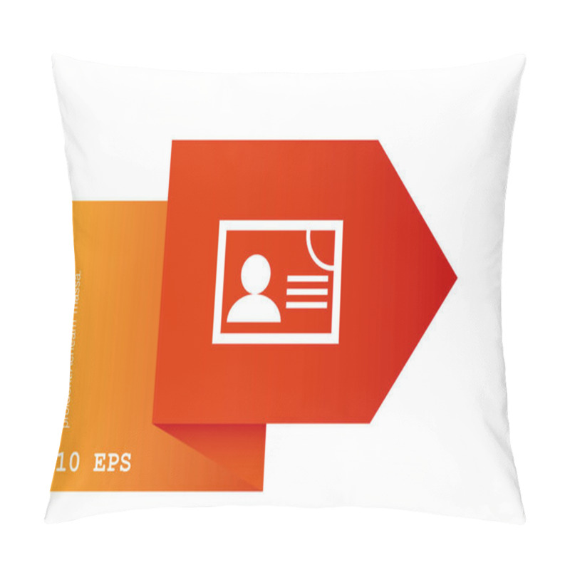 Personality  Document Determining Identity Web Icon Pillow Covers