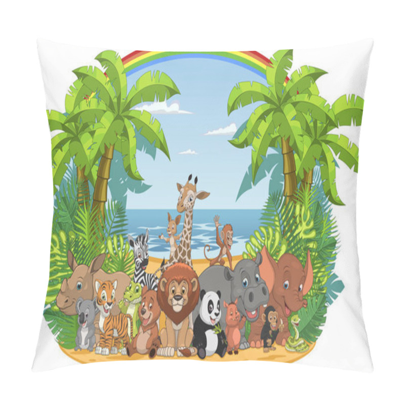 Personality  Funny Kids Animals Pillow Covers