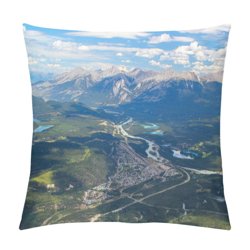 Personality  Beautiful View To Jasper Town In Jasper Nationalpark. British Columbia. Canada Pillow Covers