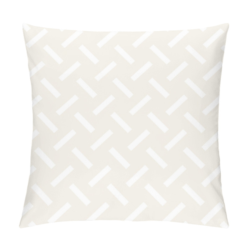 Personality  Crosshatch Vector Seamless Geometric Pattern. Crossed Graphic Rectangles Background. Checkered Motif. Seamless Subtle Texture Of Crosshatched Lines. Trellis Simple Fabric Print. Pillow Covers