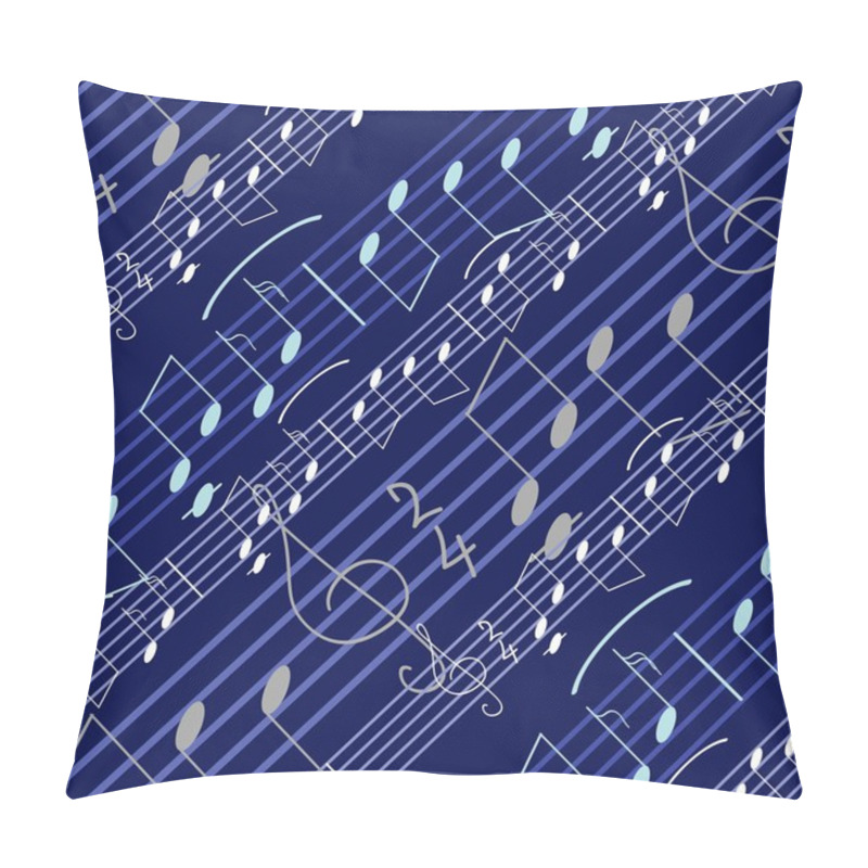 Personality  Seamless Music Pattern Pillow Covers