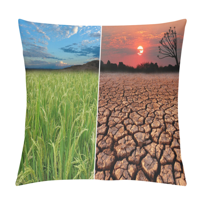 Personality  Global Warming Pillow Covers