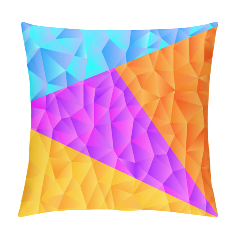 Personality  Background From Triangles Pillow Covers