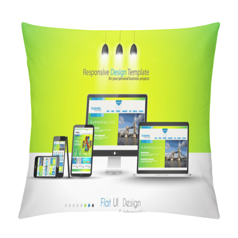 Personality  Devices Mockups For Your Business Projects Pillow Covers