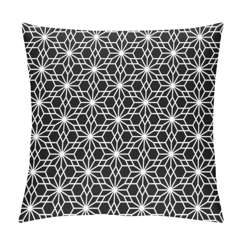 Personality  Seamless Traditional Japanese Kumiko Ornament Pillow Covers